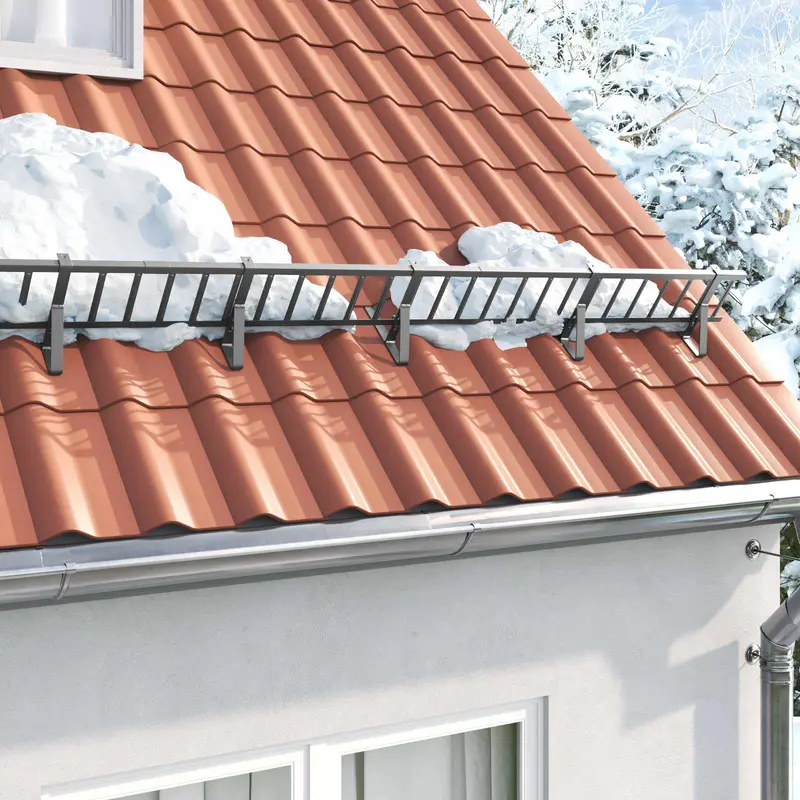 Protección de Nieve para Techo Antracita 100 x 29,5 x 34,5 cm