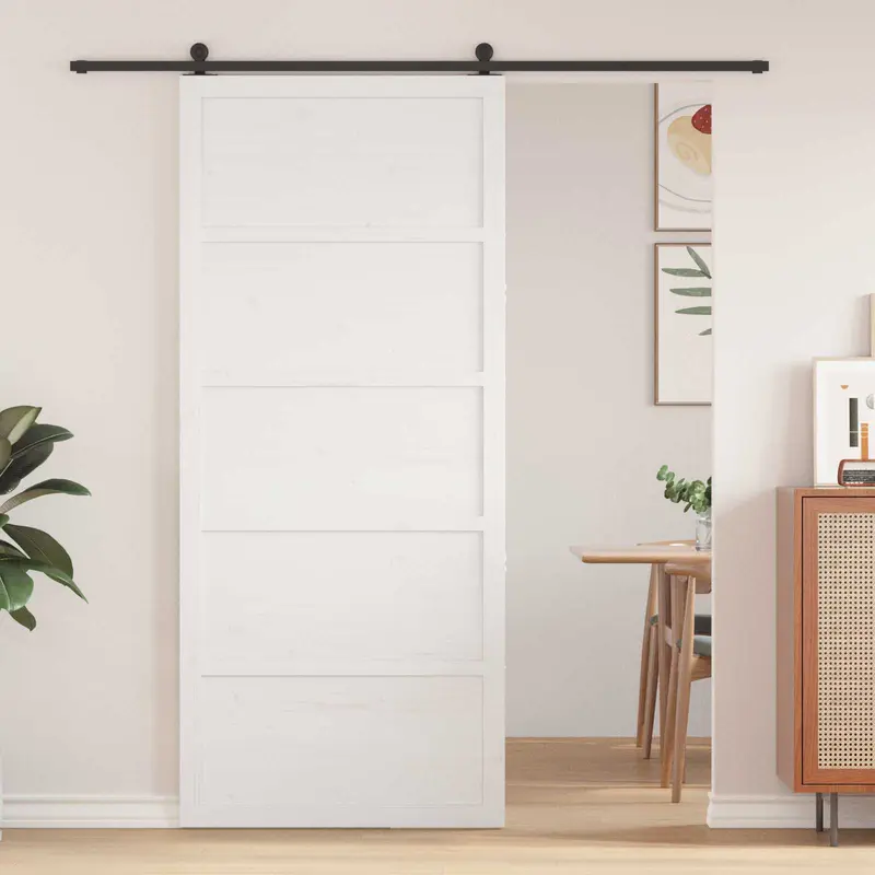 Puerta Corrediza Blanco 100 x 2,5 x 208 cm