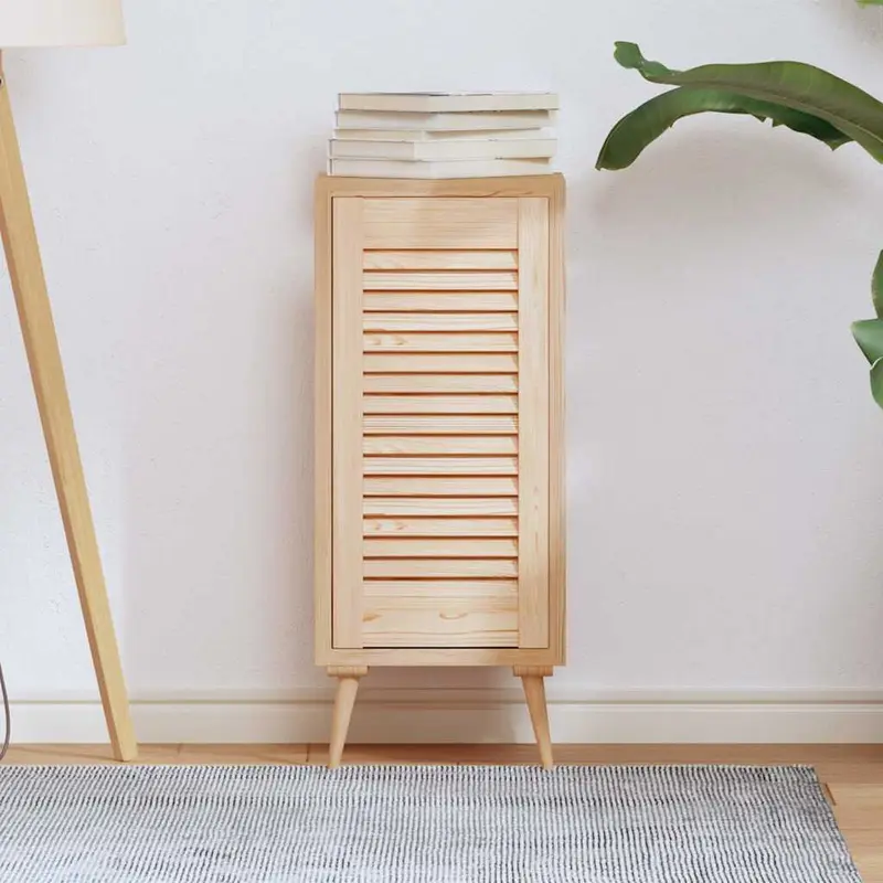 Puerta de armario de lamas 61,5x29,5 cm madera de pino