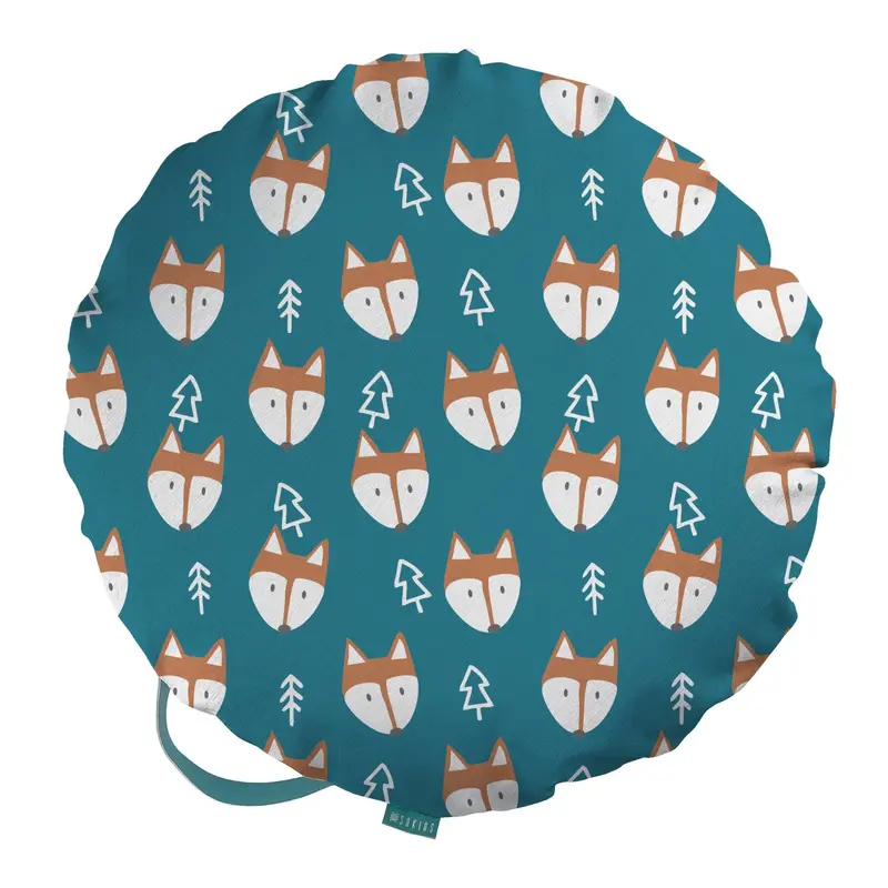 Puff de suelo Infantil Fox Azul