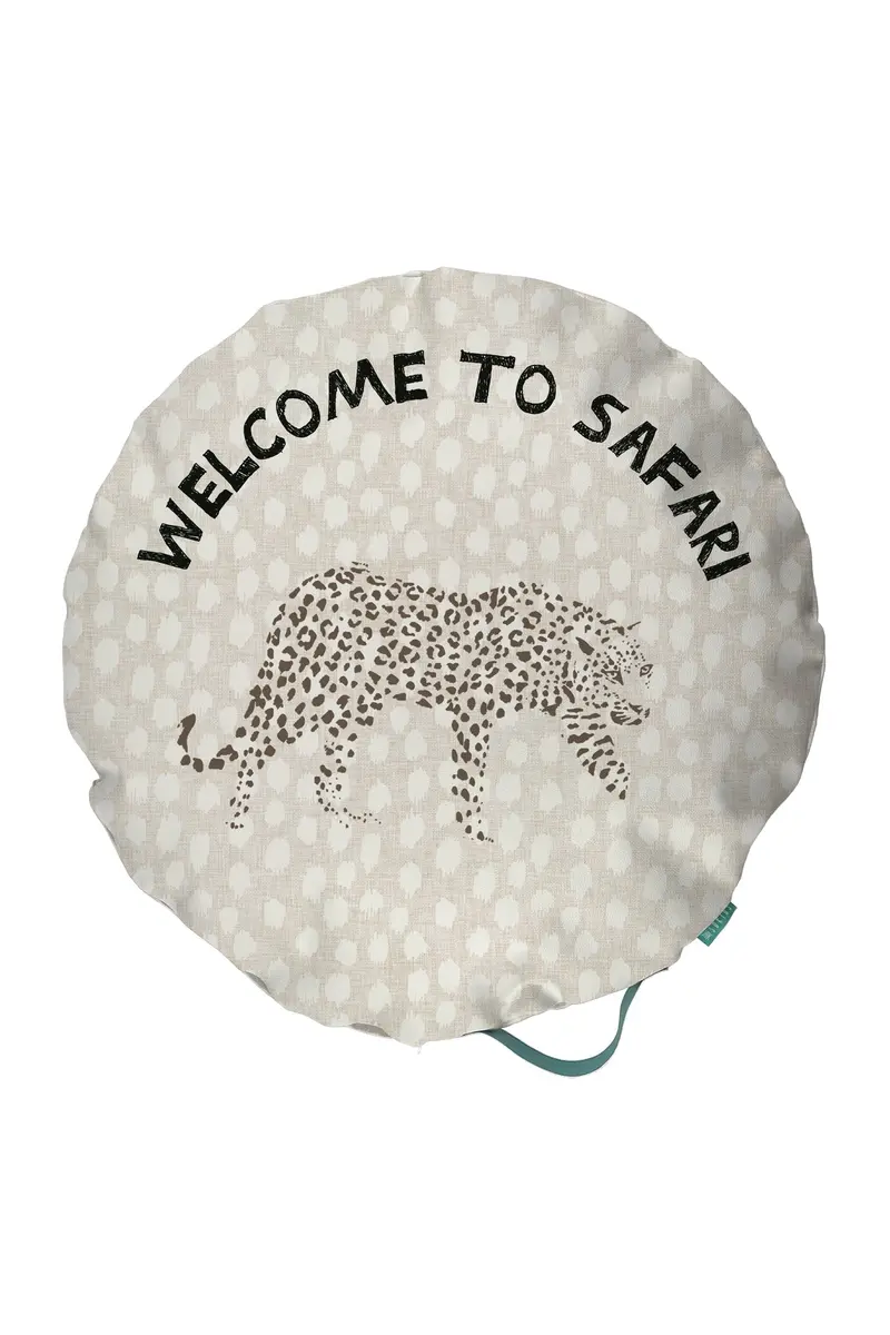 Puff suelo exterior-interior Welcome