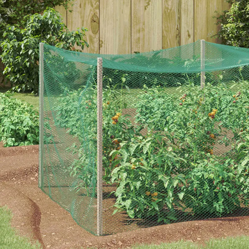 Red de protección para aves Verde 2 x 10 m Polietileno