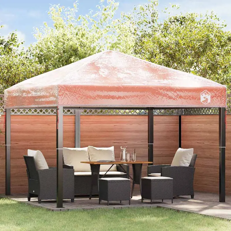 Reemplazo de funda de gazebo 300 x 300 x 26 cm Transparente PVC