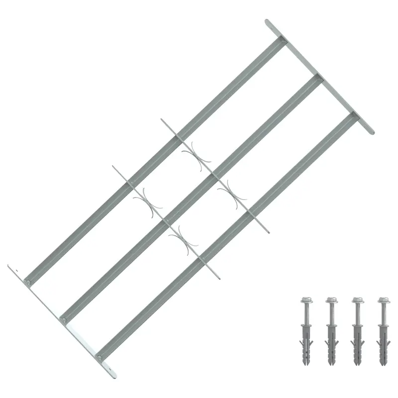 Reja de Seguridad para Ventanas con 3 Barandas 3 pcs