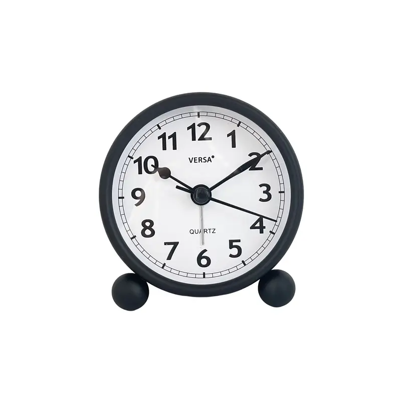 RELOJ DE MESA DESPERTADOR LUMO NEGRO