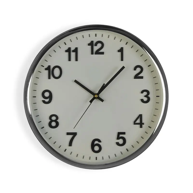 RELOJ DE PARED BLANCO 32 CM