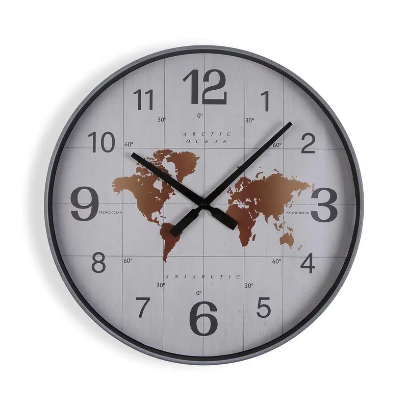 RELOJ DE PARED MAPA 50.8CM