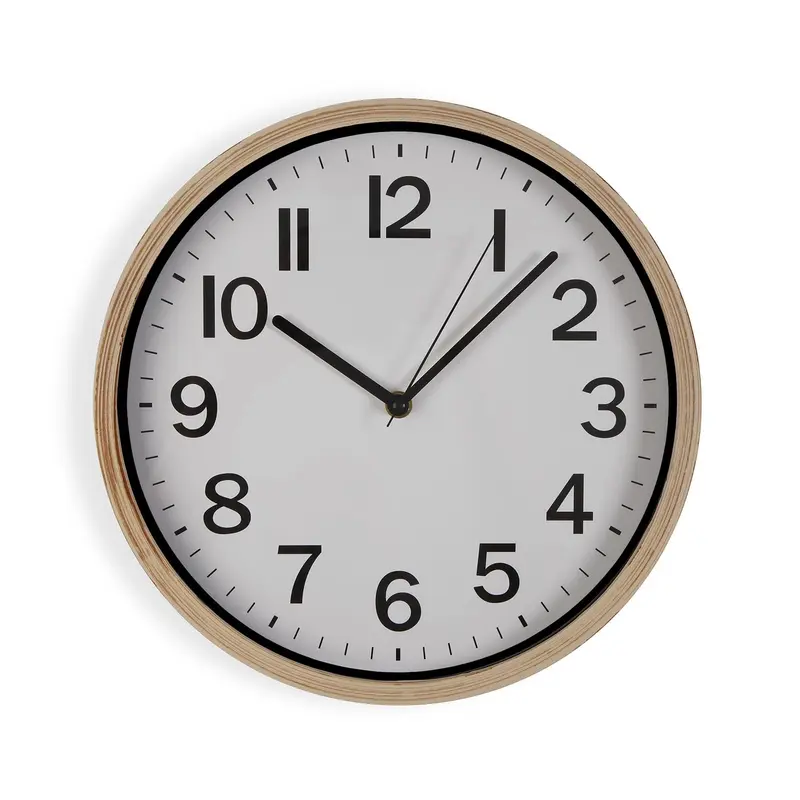 RELOJ DE PARED SIMIL MADERA 30CM