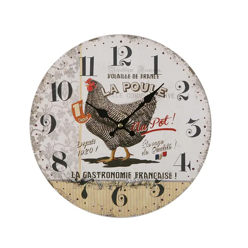 RELOJ GALLINA 28CM