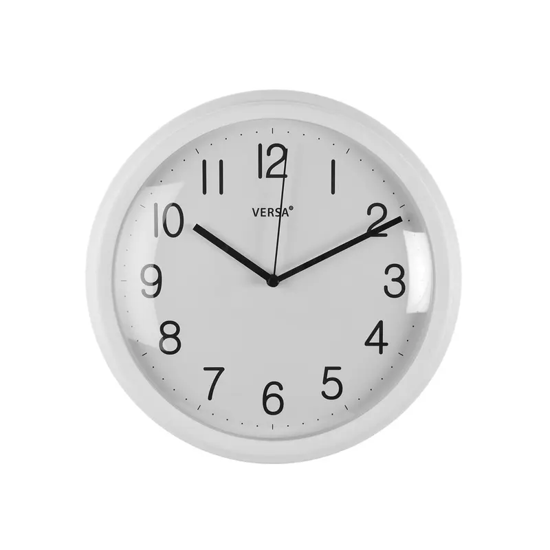 RELOJ PARED BLANCO 26CM