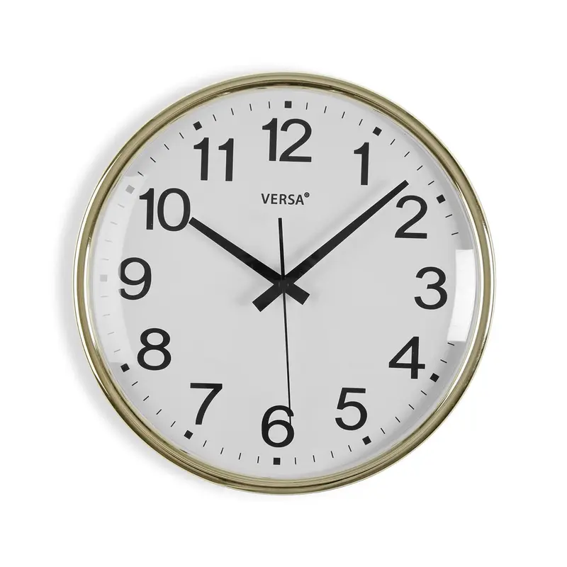 RELOJ PARED GIA DORADO 31CM