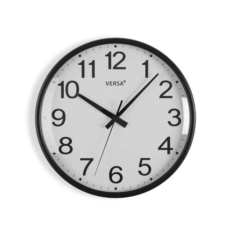 RELOJ PARED GIA NEGRO 26CM