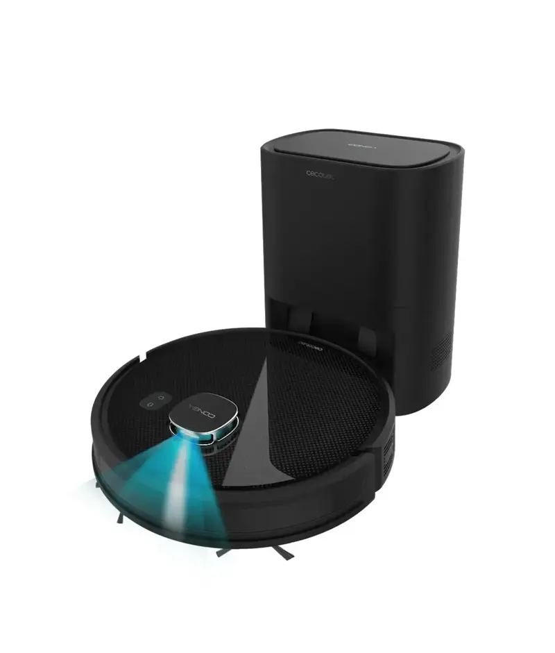Robot Aspirador Conga 7290 Eternal Home Genesis con navegación láser base de autovaciado y potencia de 3000 Pa Cecotec