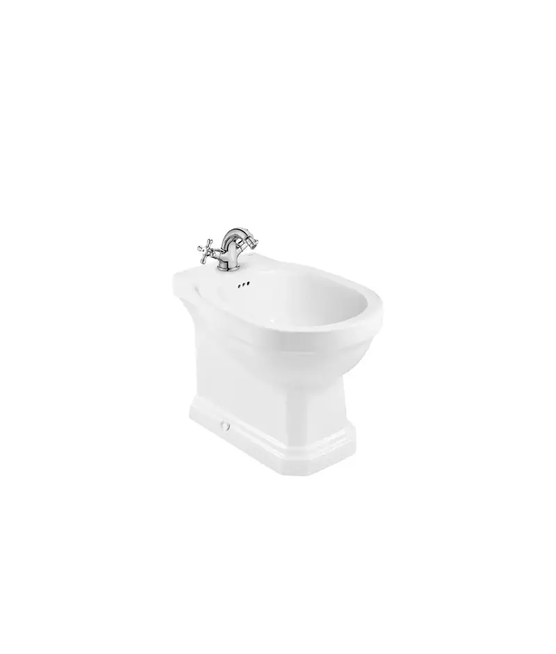 ROCA CARMEN A3570A4000 Bidet de suelo con juego de fijación de 37 cm fabricado en porcelana