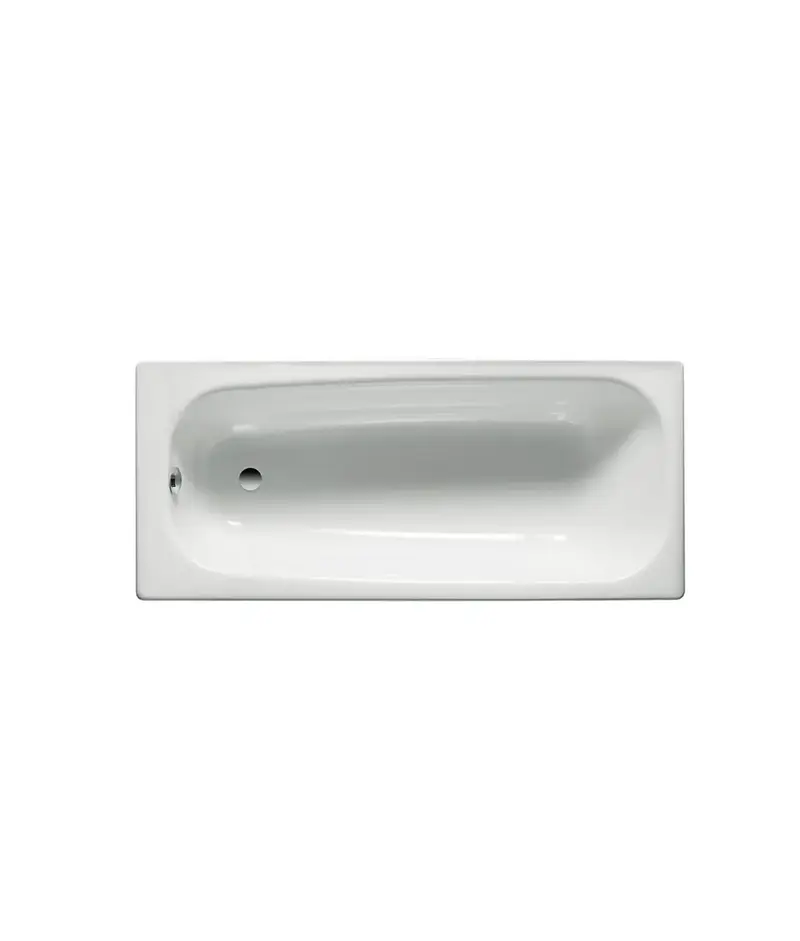 Roca Contesa a235860000 bañera de forma rectangular de 170 cm fabricada en acero de color blanco Roca