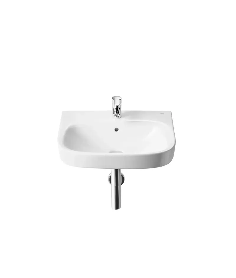 Roca Debba A325996000 lavabo para instalación a mural de 50 cm fabricado en porcelana de color blanco Roca