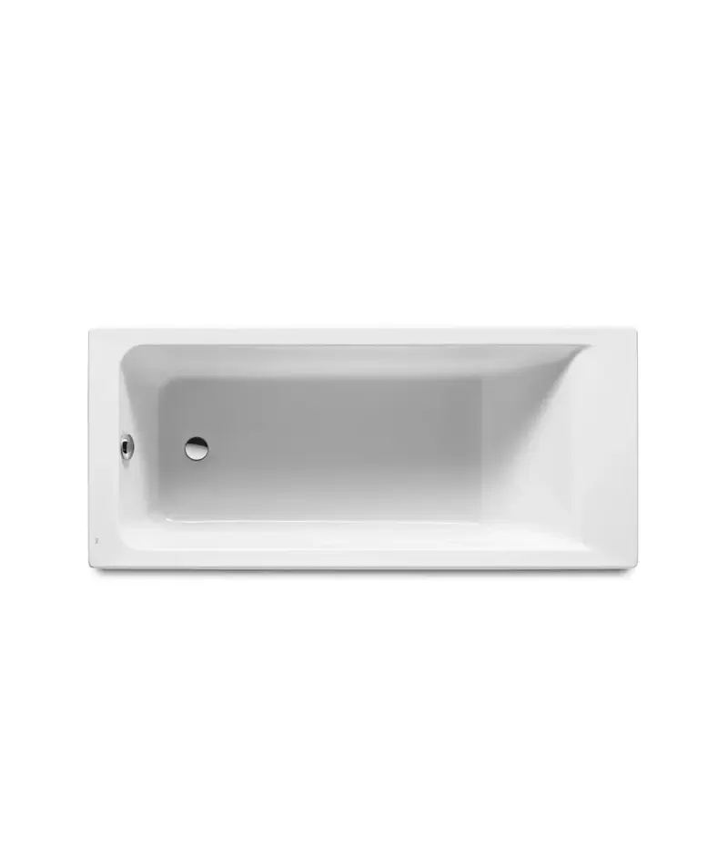 Roca Easy a248178000 bañera con forma rectangular de 160 cm fabricada en acrílico de color blanco Roca