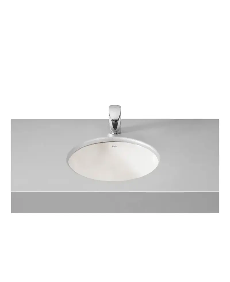 Roca Foro A327884000 lavabo para encimera de de 41 cm de diámetro de porcelana color blanco Roca