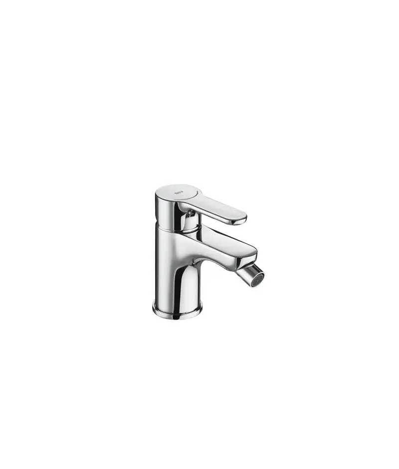 ROCA L20 A5A6B09C00 Grifo de bidet con enganche para tragacadenilla de 11,4 cm con acabado cromado