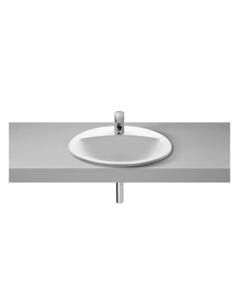 Roca RODEO A327866000 lavabo para instalación sobre encimera de 52 cm fabricado en porcelana de color blanco Roca