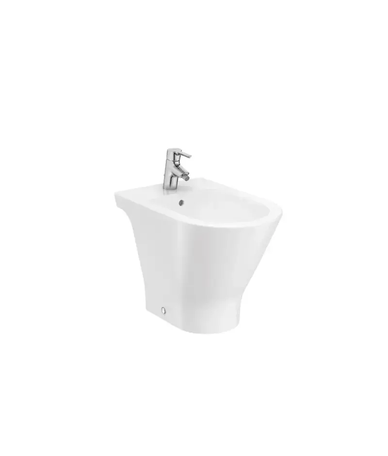 Roca The Gap A3570N4000 bidé de suelo hecho en porcelana con un acabado en color blanco Round Roca