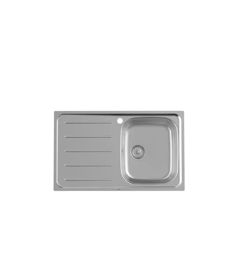 ROCA VICTORIA A874901A01 Fregadero de Acero 90cm Escurridor Izquierda