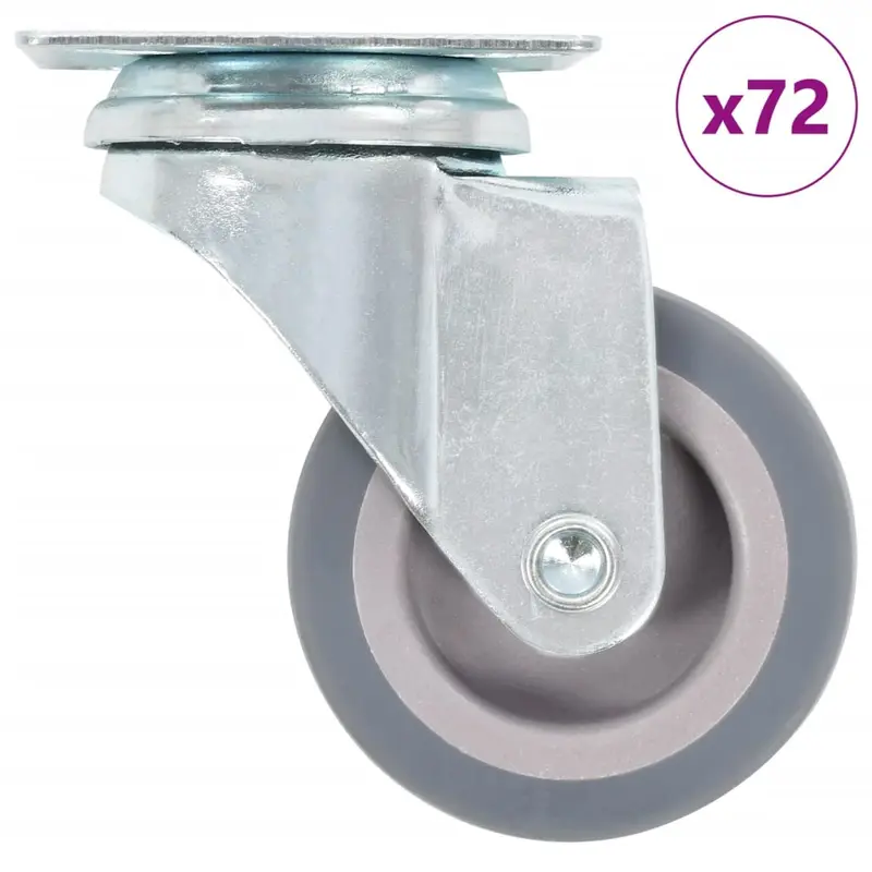 Ruedas giratorias 72 unidades 50 mm