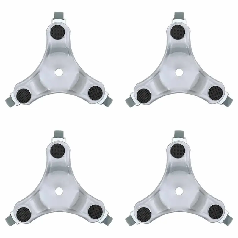 Ruedas para muebles (4 unidades, 16 x 14,5 x 5,5 cm, acero, 180 kg)