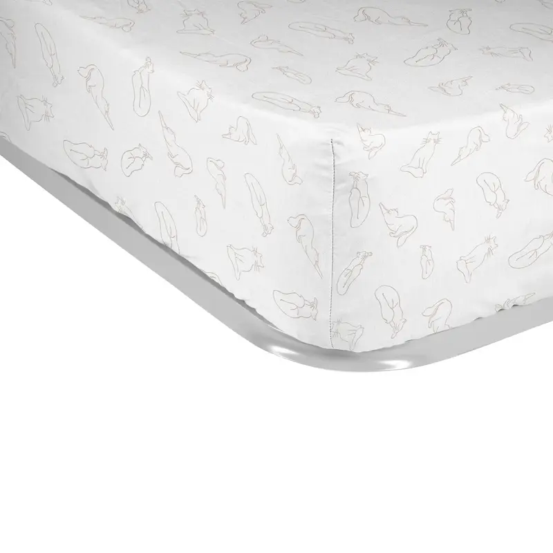 Sábana bajera estampada Mininos