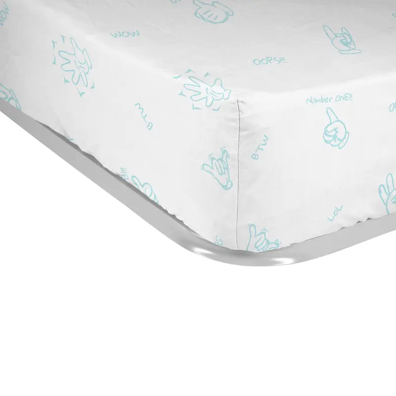 Sábana bajera Infantil estampada Hand