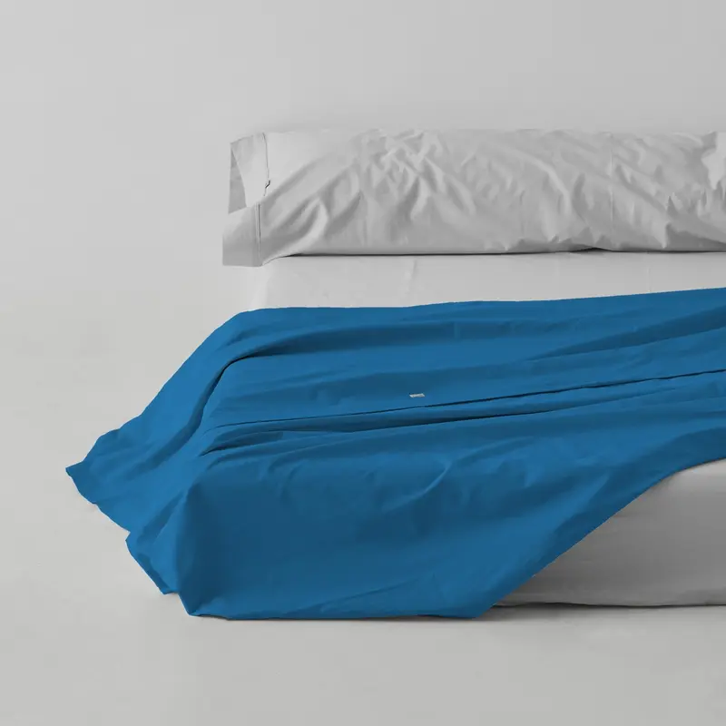 Sábana encimera azul cendre