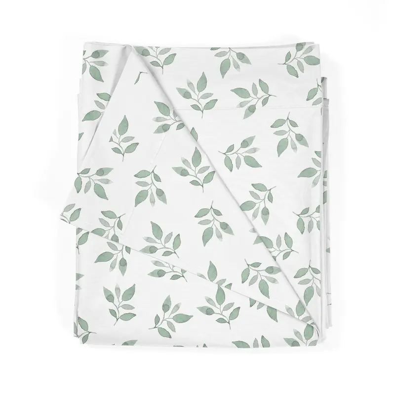 Sábana encimera estampada Hojitas