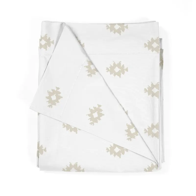 Sábana encimera estampada Kilim Beige