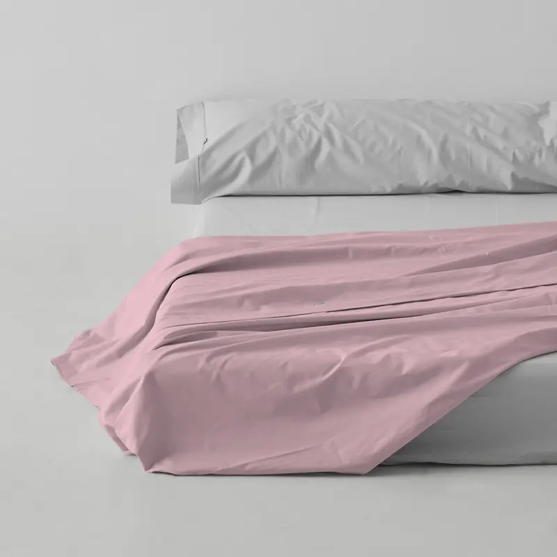 Sábana encimera rosa
