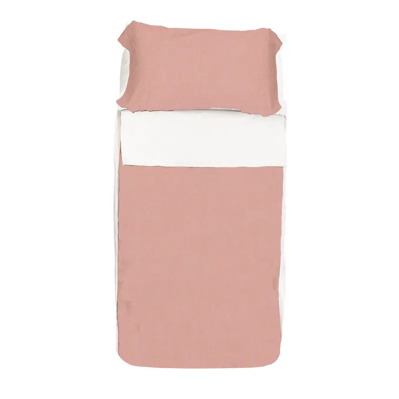 Saco Nórdico Duo Zip Rosa liso