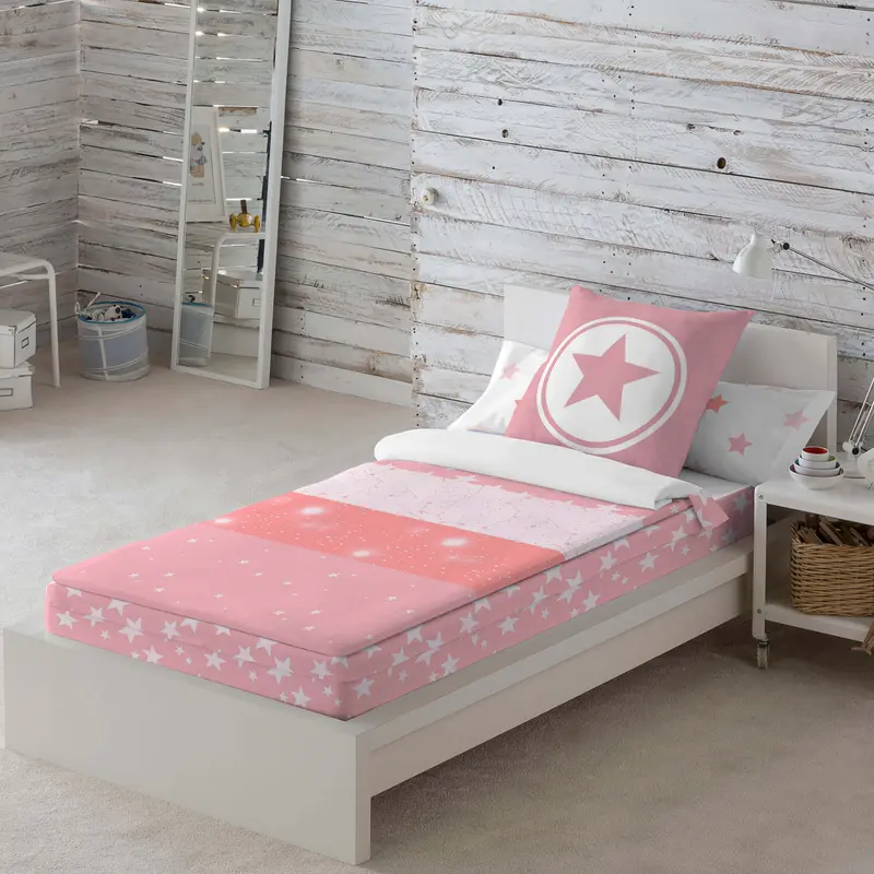 SACO NÓRDICO INFANTIL INDIGO A ROSA 100% ALGODÓN