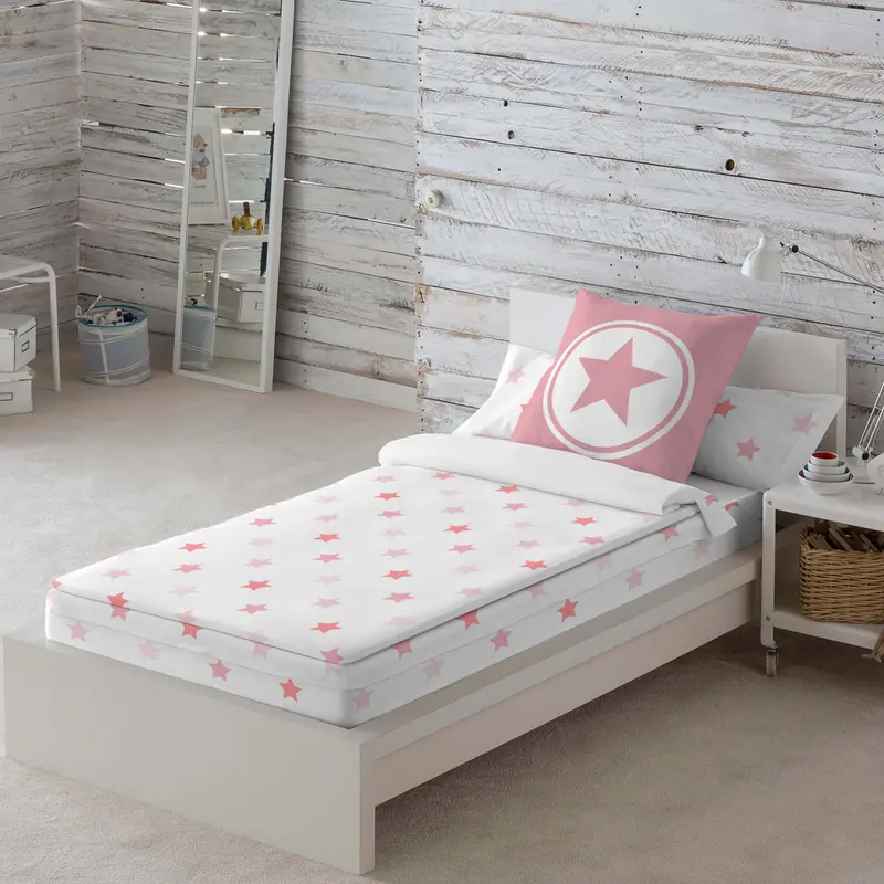 SACO NÓRDICO INFANTIL INDIGO B ROSA 100% ALGODÓN