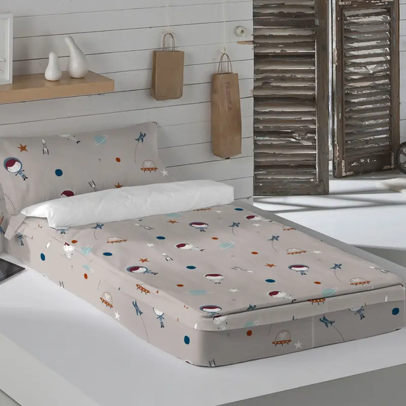 SACO NÓRDICO INFANTIL PLANETA B 100% ALGODÓN