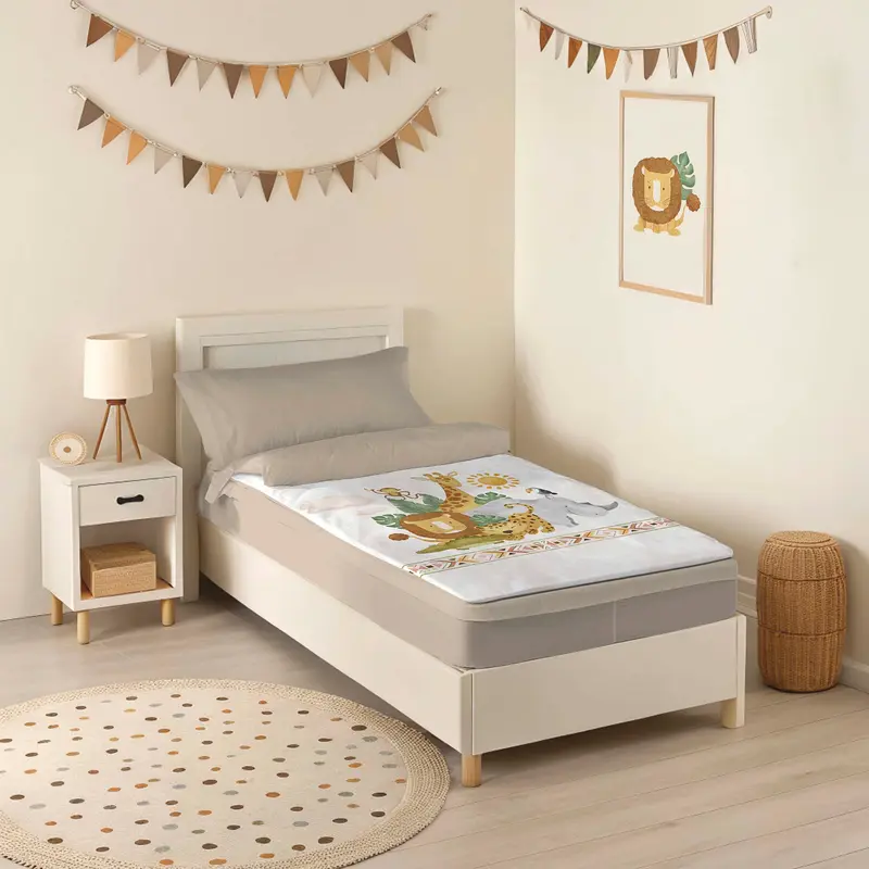SACO NÓRDICO INFANTIL SAFARI 100% ALGODÓN