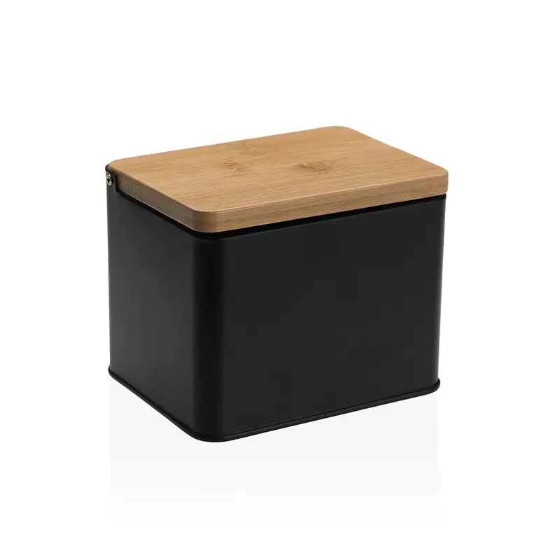 SALERO NEGRO C/ TAPA DE MADERA