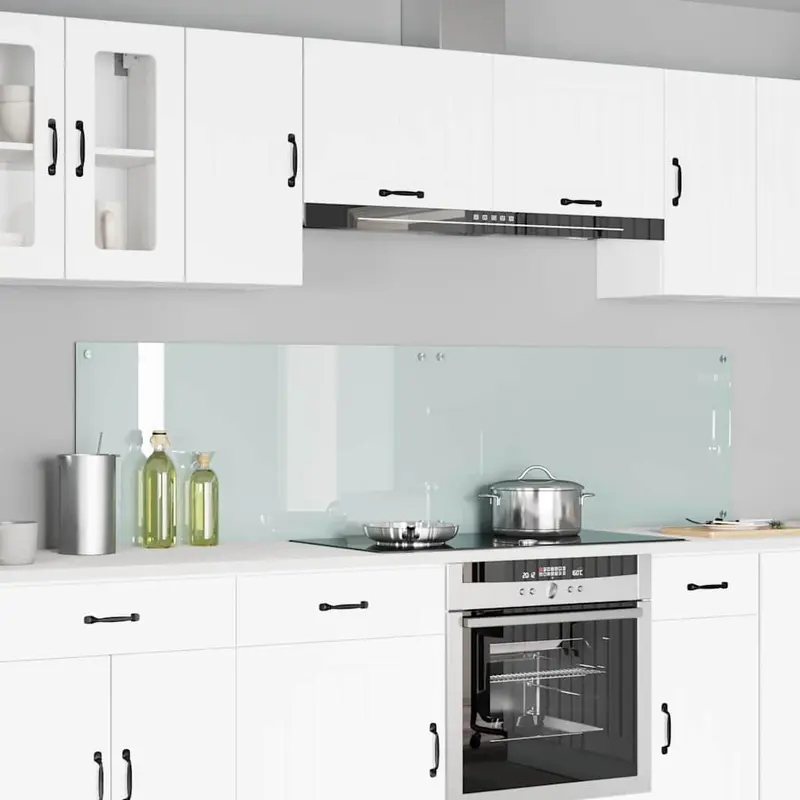 Salpicadero de cocina 2 pcs 100 x 50 cm vidrio templado