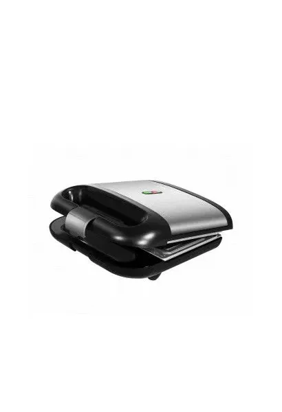 Sandwichera con placas cuadradas de acero de 750 w rockntoast sandwich squared de Cecotec