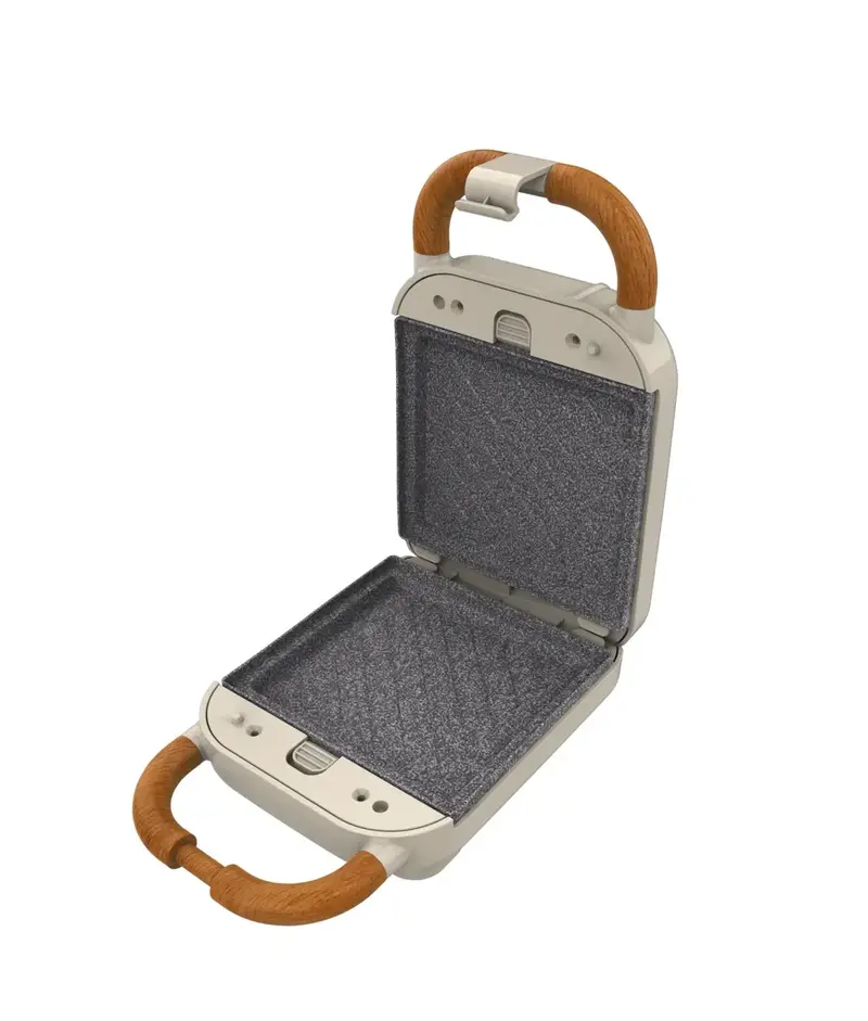 Sandwichera Retro Beige 3 en 1