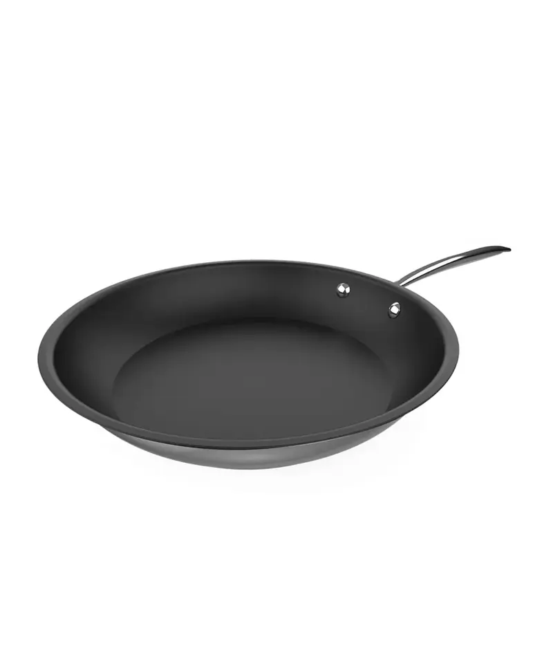 Sartén de Acero Inoxidable 24cm con Revestimiento Antiadherente y Apta para Inducción de Cecotec