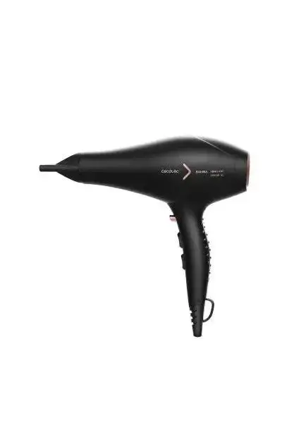 Secador de Pelo iónico de 2600 W con Boquilla de precisión y difusor Bamba IoniCare 5350 PowerShine Fire Cecotec