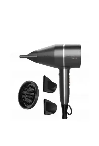 Secador de Pelo iónico gris con accesorios profesionales Bamba IoniCare 5500 PowerStyle Cecotec