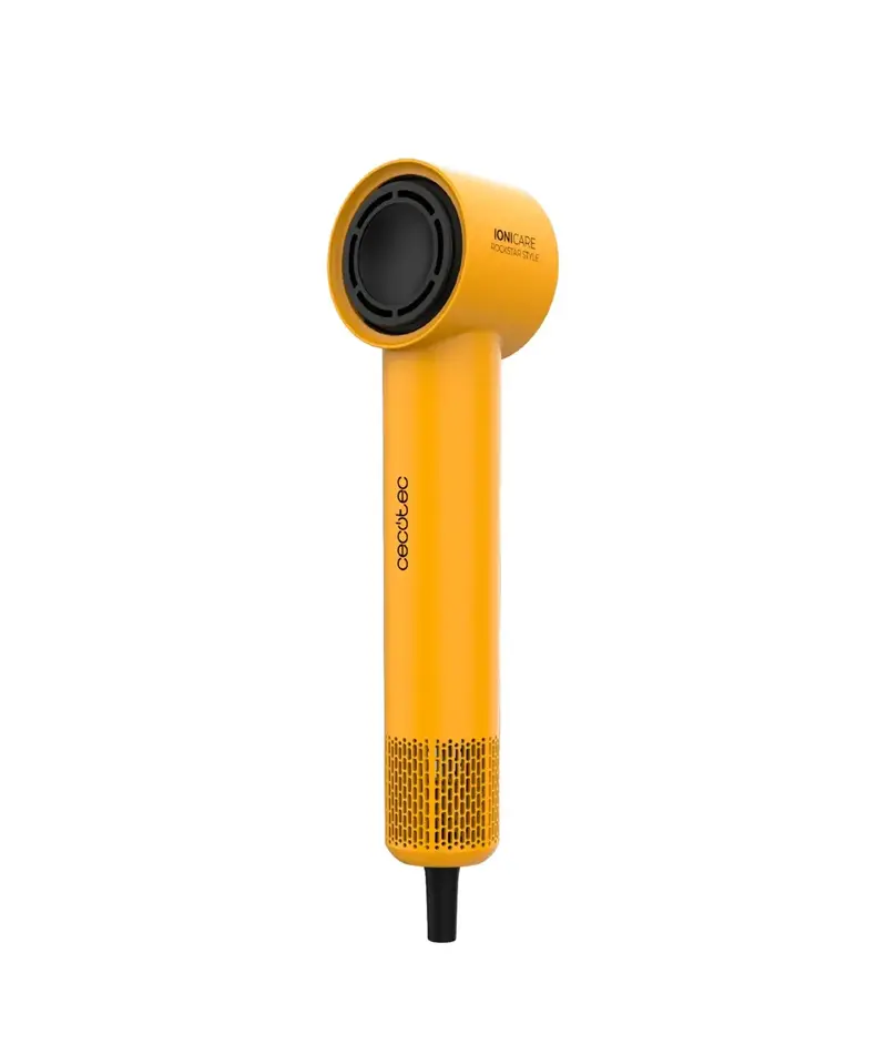 Secador IoniCare Rockstar diseño compacto y potente con motor Brushless de 1500W Cecotec