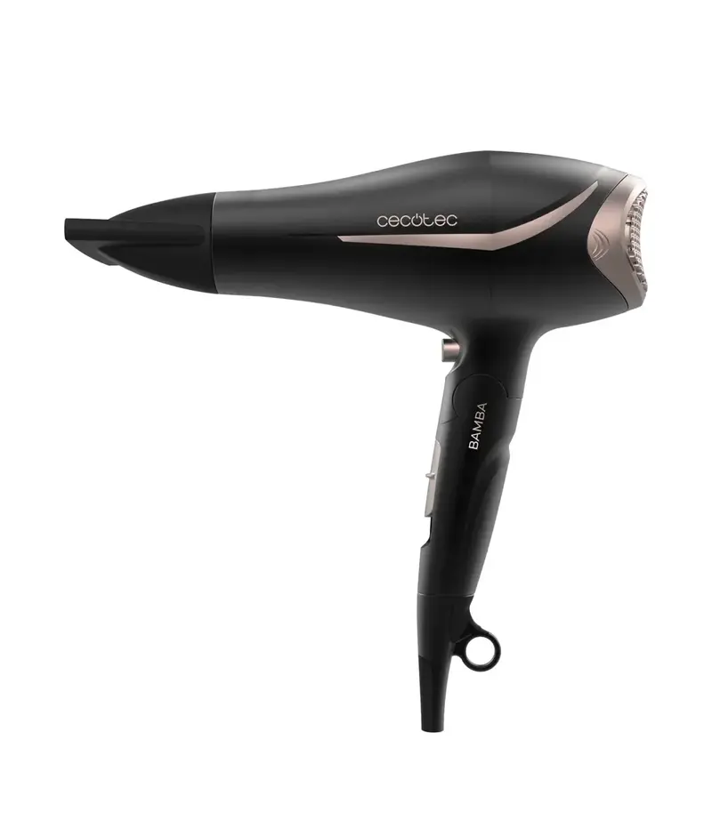 Secador plegable IoniCare Go Glow potencia 2200W anti frizz y accesorios Cecotec