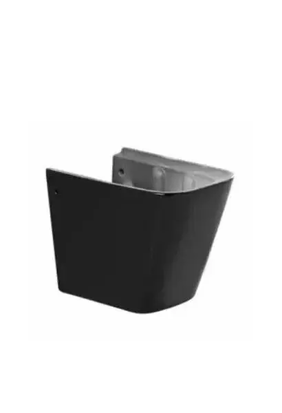Semipedestal Advance Unisan Negro Vitreous China 46 cm