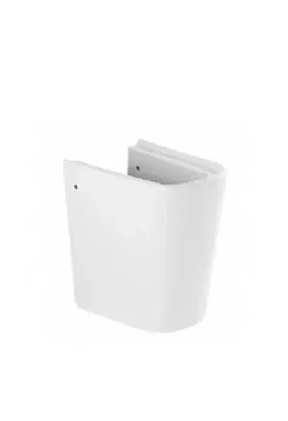 Semipedestal Lavabo Look Unisan 19 cm Porcelana Blanco